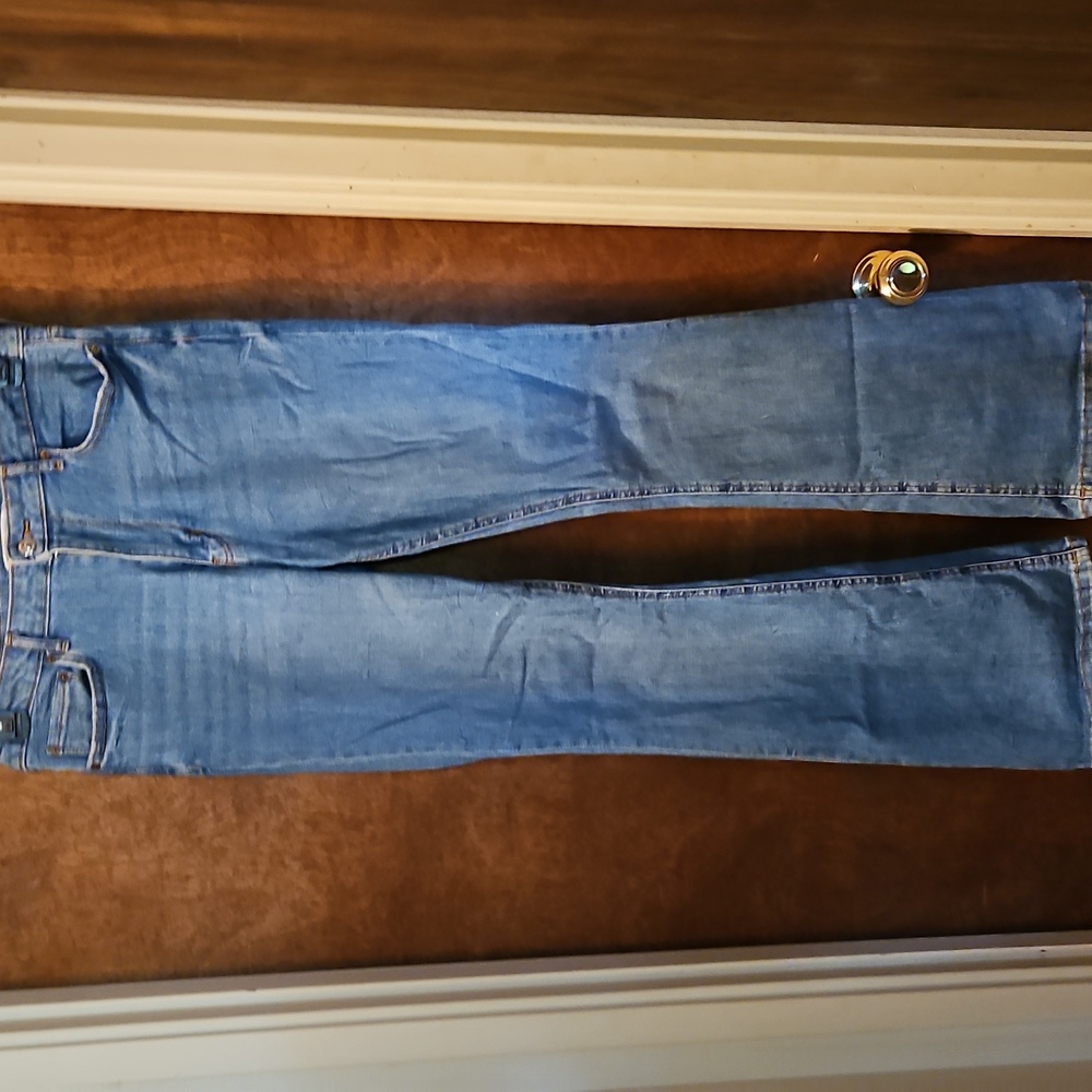 Zara Women's Flare Jeans in Blue